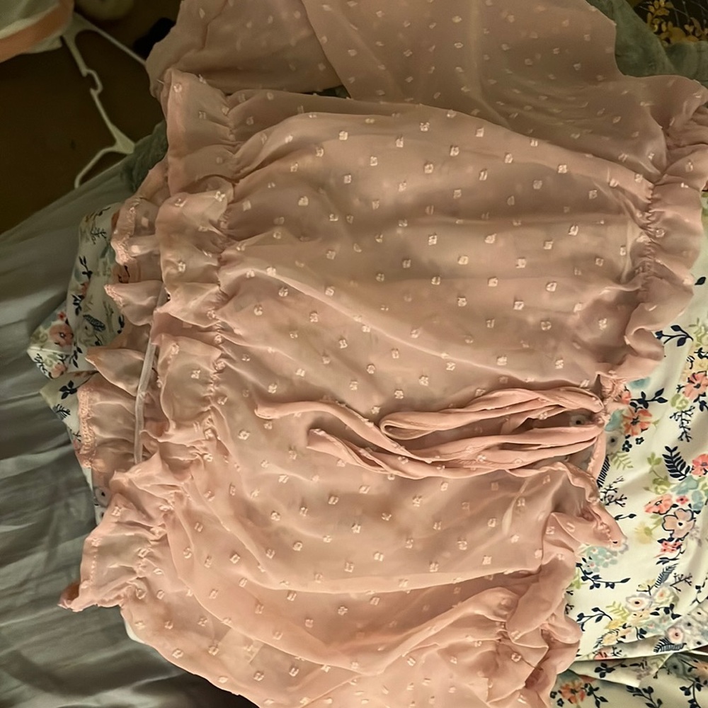 Crop top see through